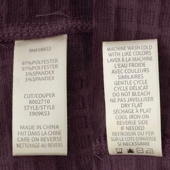 NWT- Max Studio Waffle Knit Tunic Dress Plum, Women’s Size XS - Picture 6 of 7